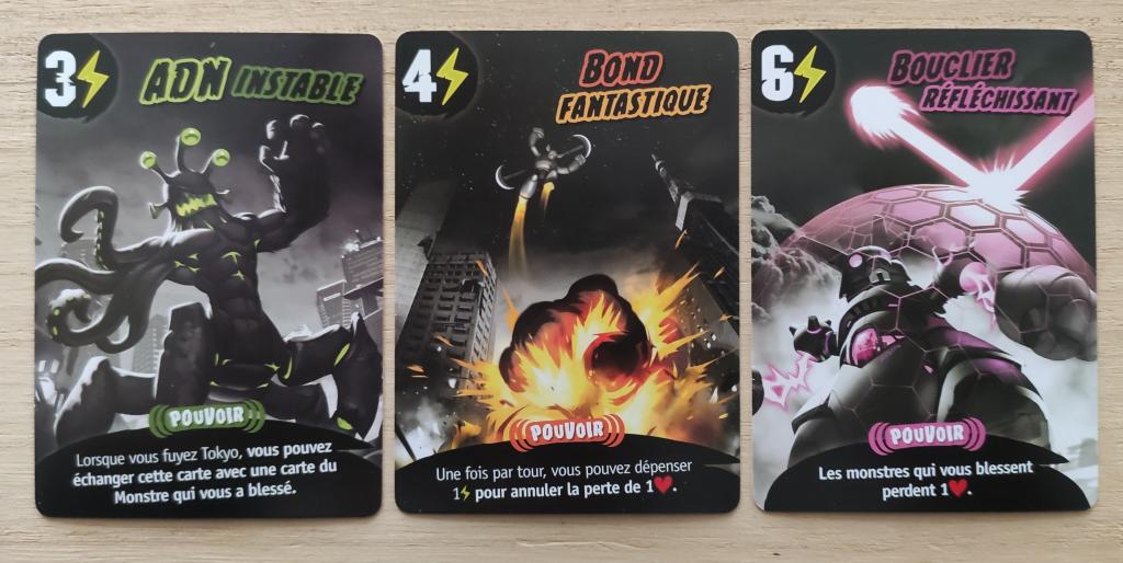 King of Tokyo - 3 Cartes Promo Version Dark