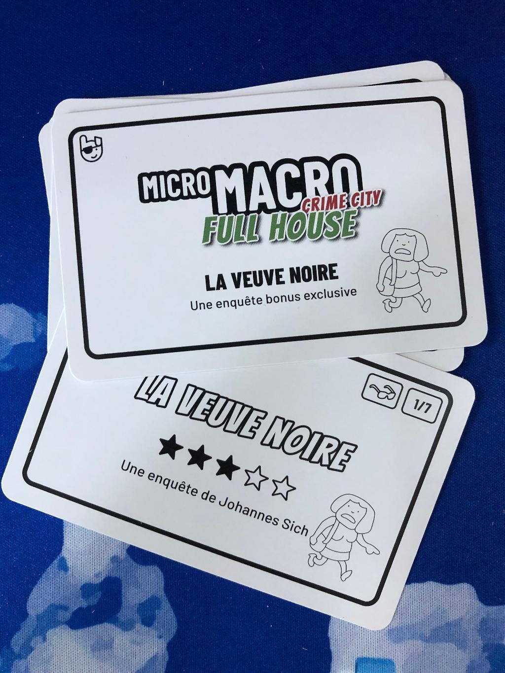 MicroMacro : Crime City - Full House - La Veuve Noire