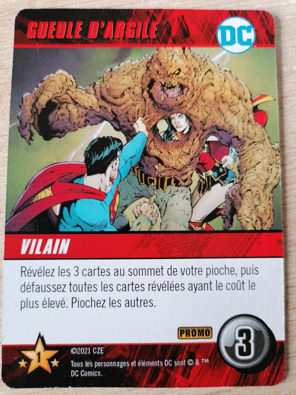 Dc Comics Deck-building Game - Gueule D'argile