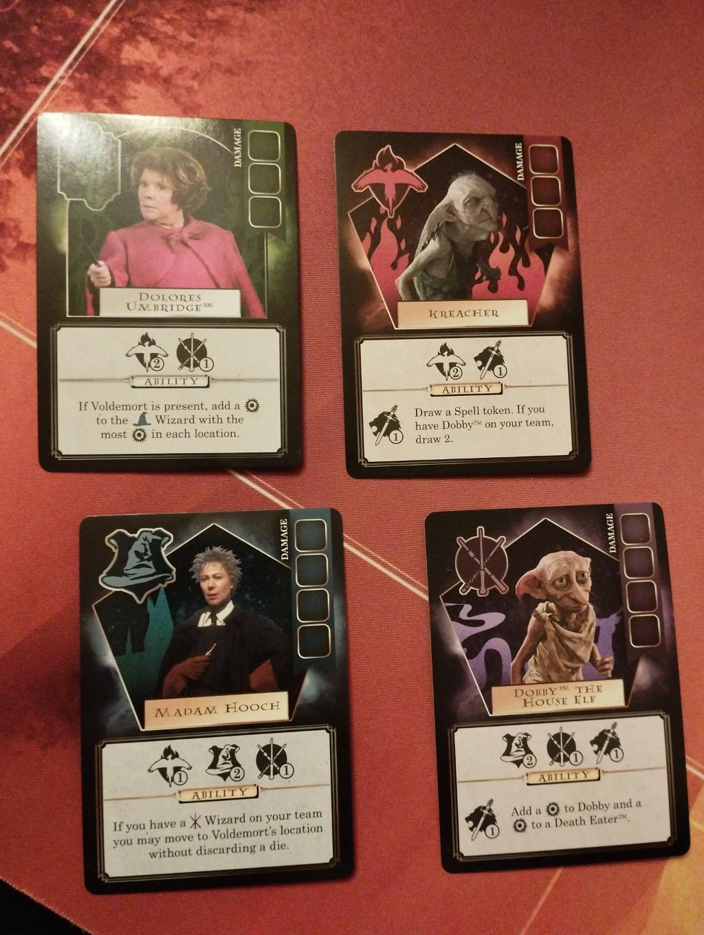 Harry Potter: Death Eaters Rising - 4 Cartes Bonus