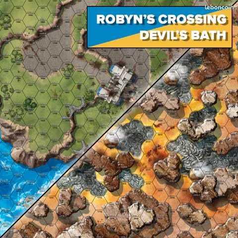 Battletech: Battlemat - Robyn's Crossing/devil's Bath (battles Of Tukayyid)