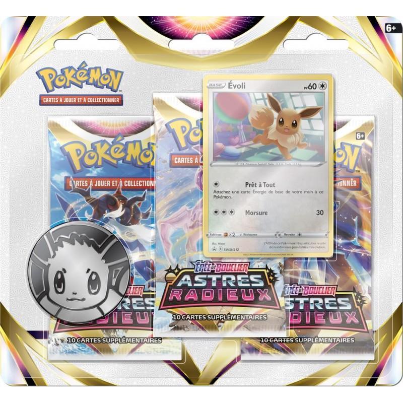 Pokémon Épée Et Bouclier - Astres Radieux : Pack 3 Boosters