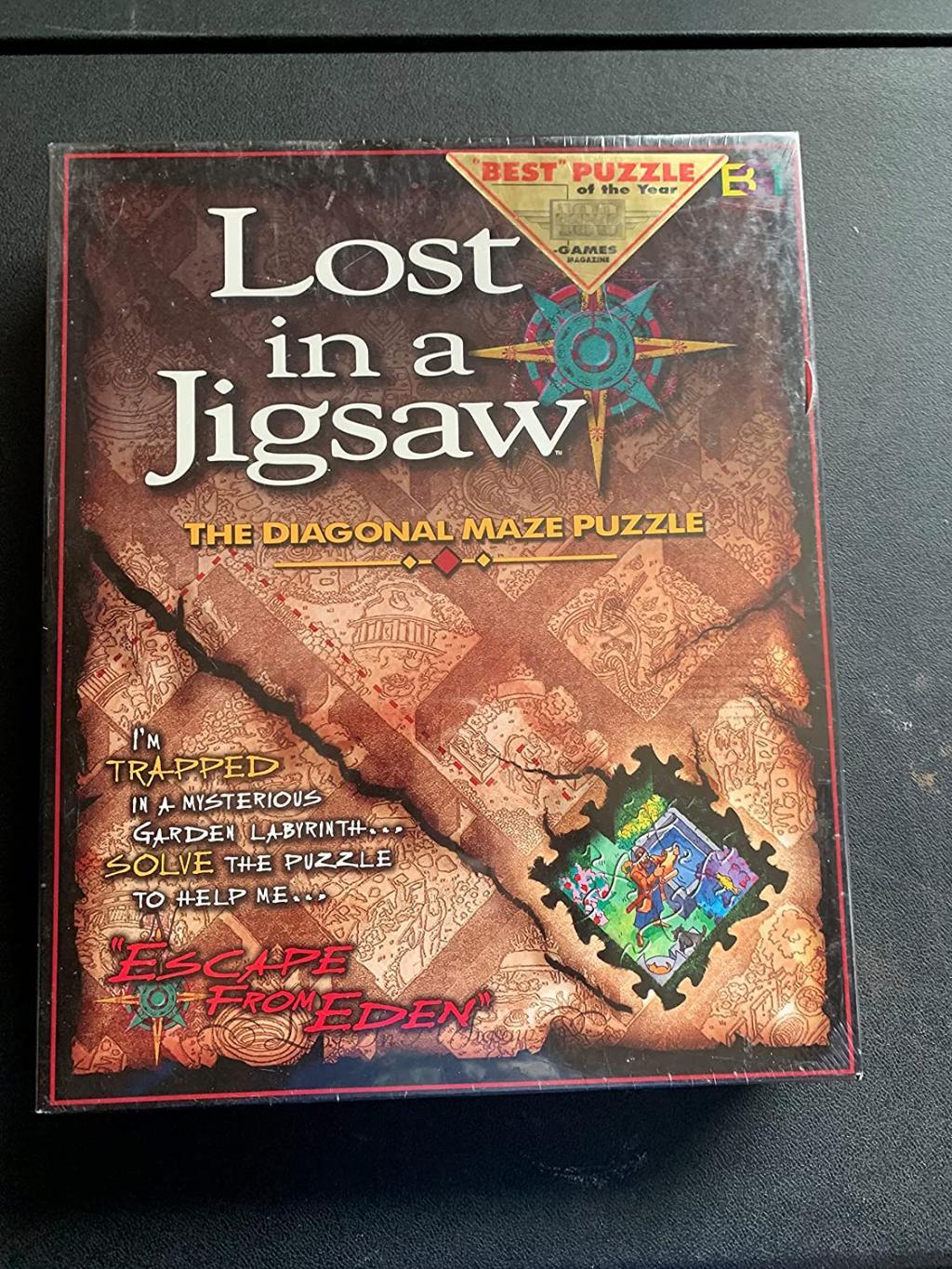 Lost In A Jigsaw : The Diagonal Maze Puzzle