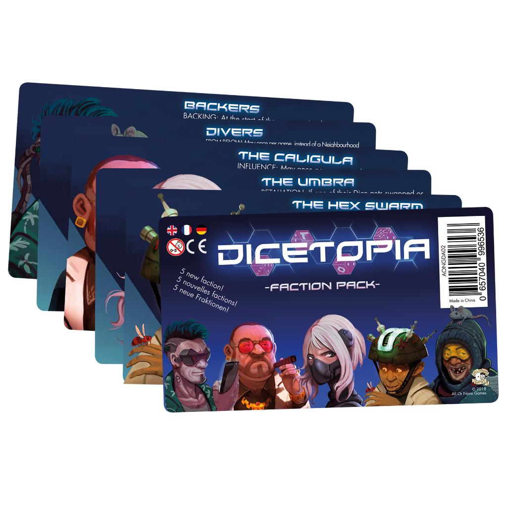 Dicetopia - Faction Pack #1 Dicetopia - Faction Pack #1