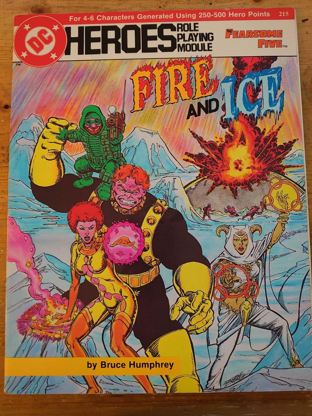 DC Heroes - The Fearsome Five - Fire And Ice