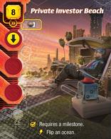 Terraforming Mars : Ares Expedition - Dice Tower Promo : Private Investor Beach Card