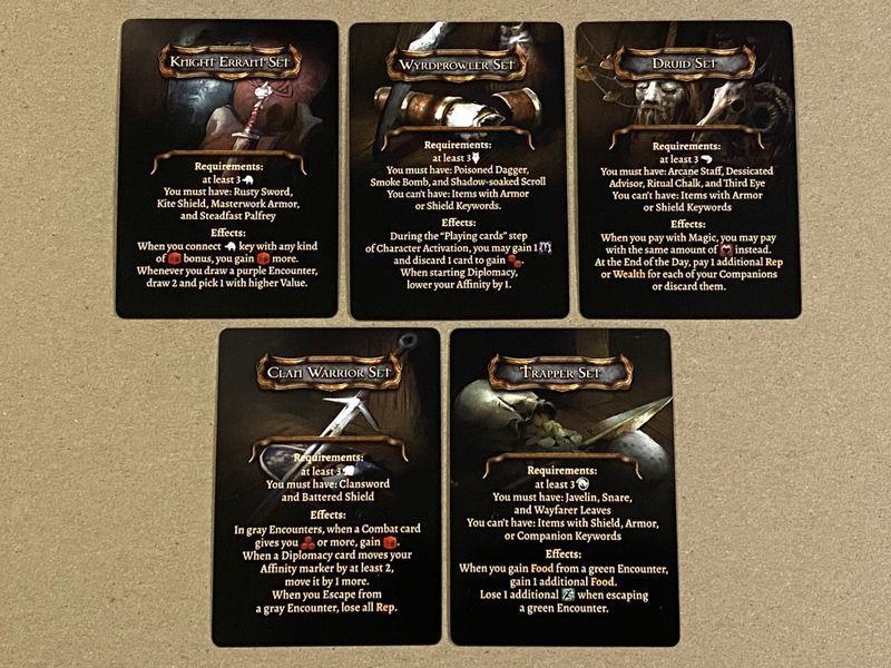 Tainted Grail: La Chute D'avalon - Tainted Grail: Item Sets Promo Cards