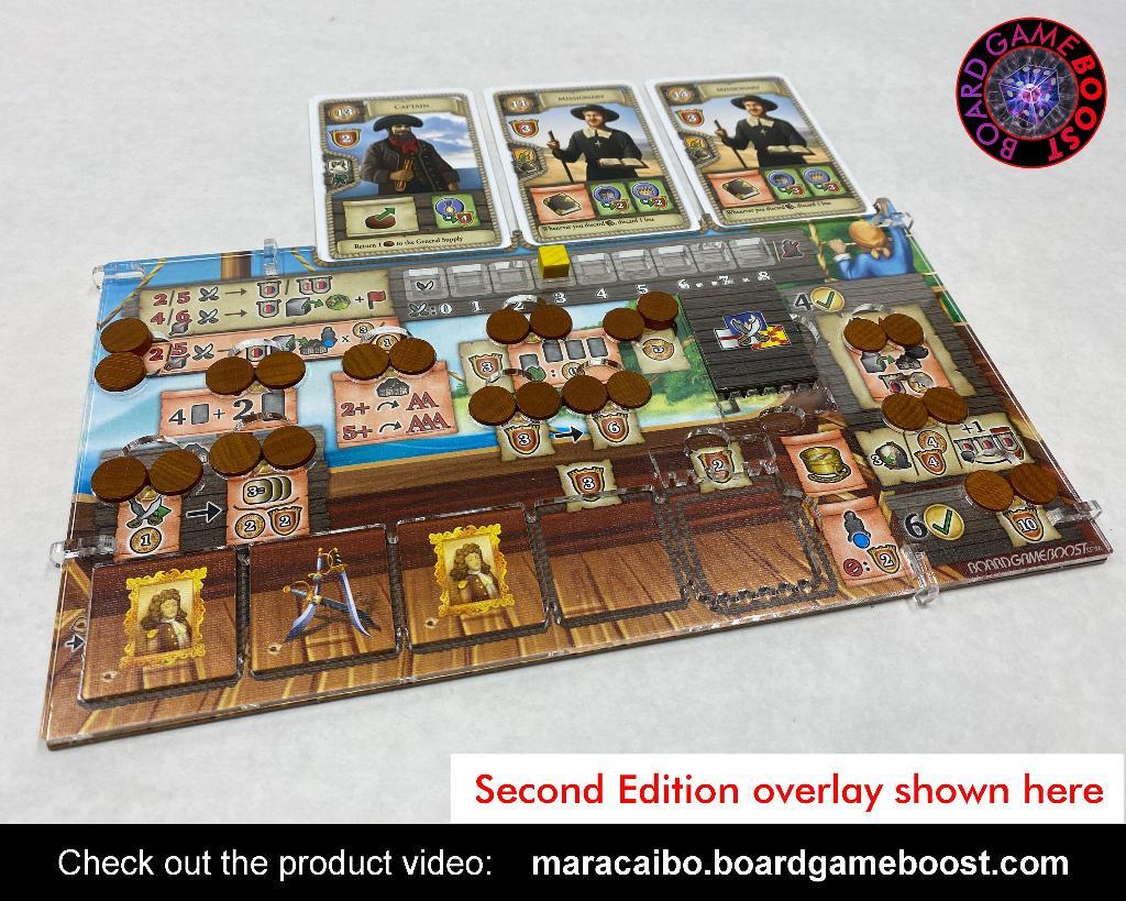 Maracaibo - Ship Board Overlay Boardgameboost