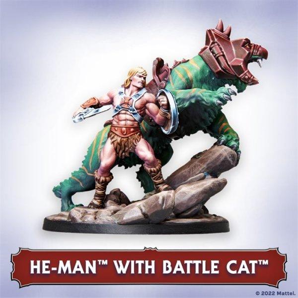 Masters Of The Universe: Battleground - He-man With Battle Cat Promo Miniature