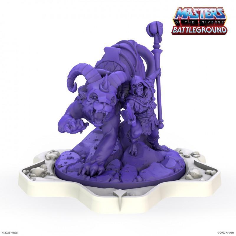 Masters Of The Universe: Battleground - Skeletor With Panthor Promo Miniature