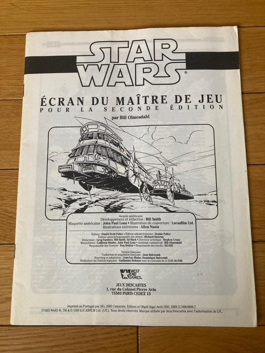 Star Wars: Le Jeu De Rôle - Manuel De L'écran Du Maître Du Jeu, Seconde édition