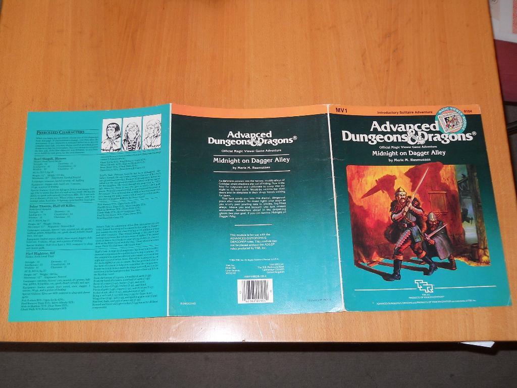 Ad&d Mv1 Midnight On Dagger Alley