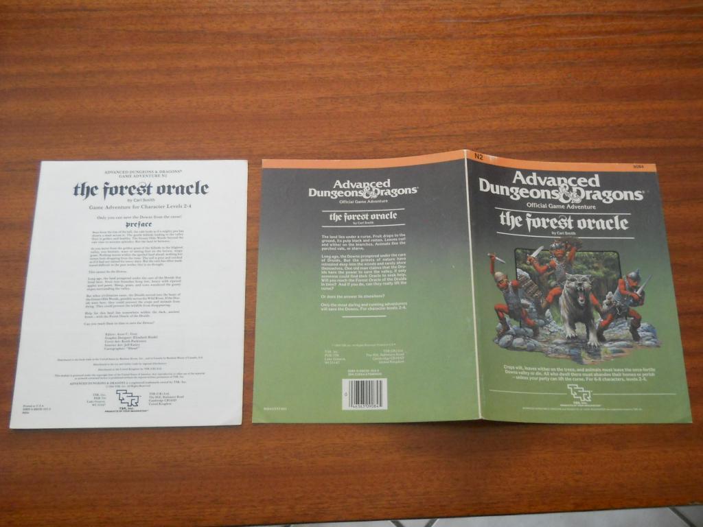 Ad&d N2 The Forest Oracle (dungeons And Dragons)