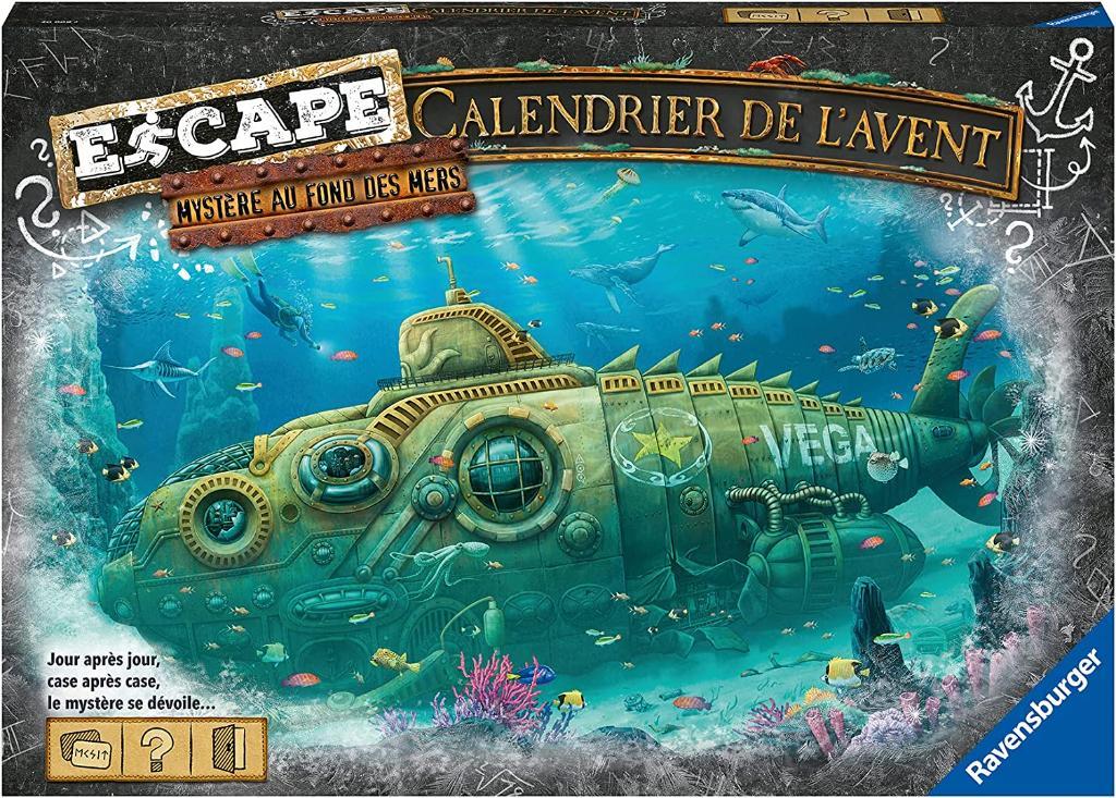 Escape Mystère Au Fond Des Mers Calendrier De L'avent