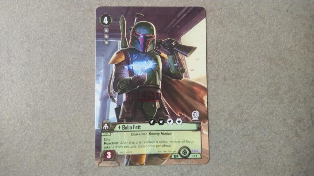 Star Wars - Le Jeu De Cartes - Boba Fett World Championship 2016 Promo Card