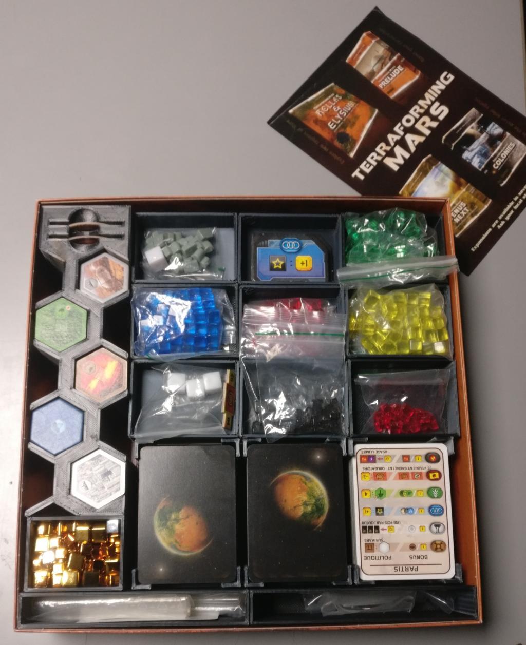 Terraforming Mars - Insert Jeu + Extensions