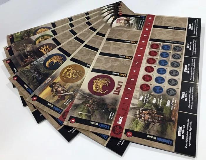 Blood Rage - Plateaux De Clans Deluxe En Carton