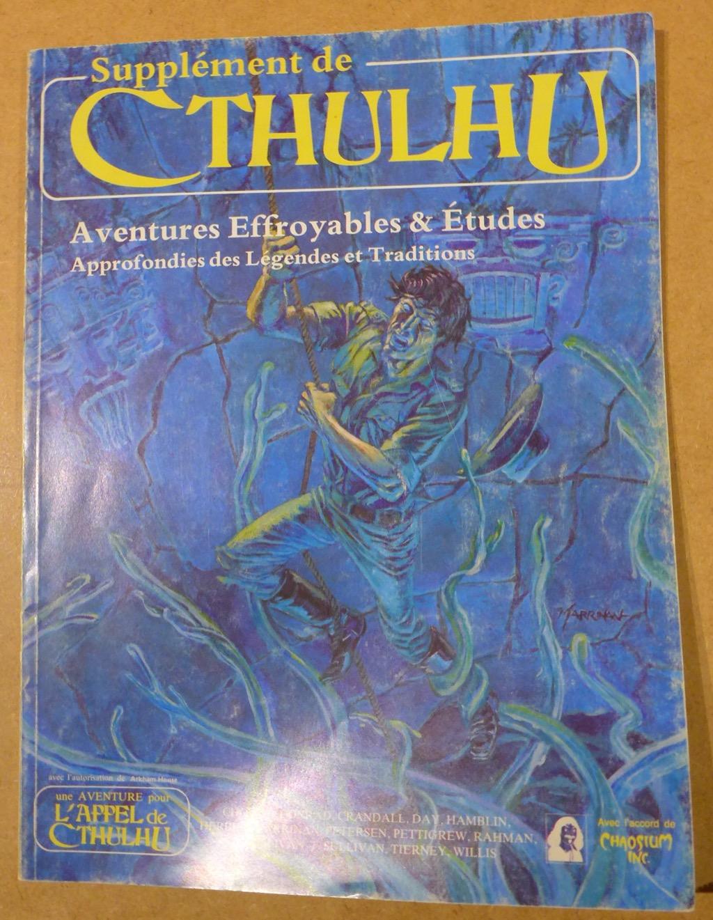 Aventures Effroyables & Etudes - Supplement De Cthulhu