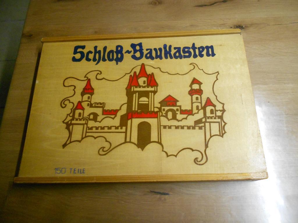 Jeu De Construction De Château En Bois Schlob-saukasten