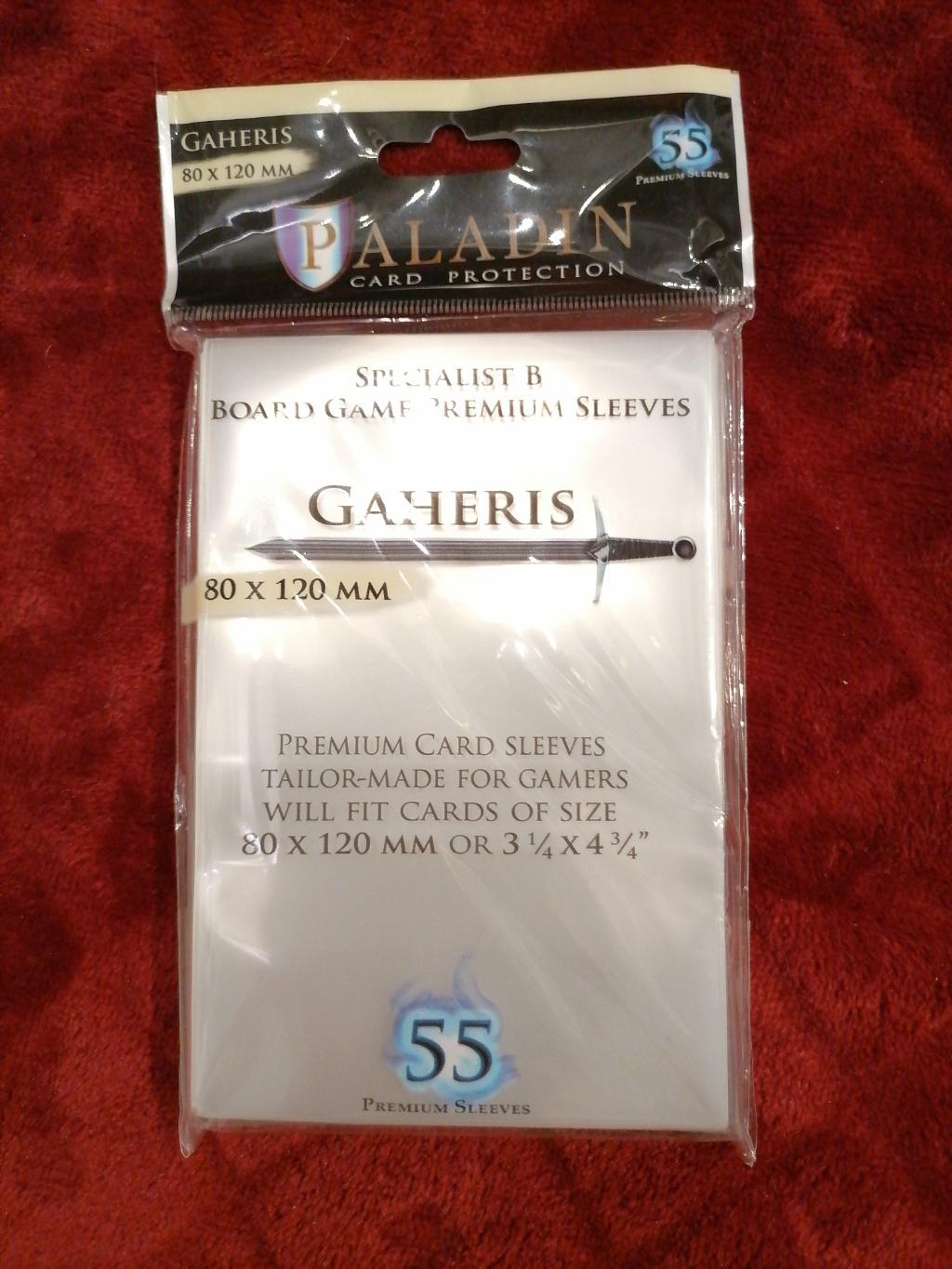 55 Sleeves Gaheris 80*120mm Paladin