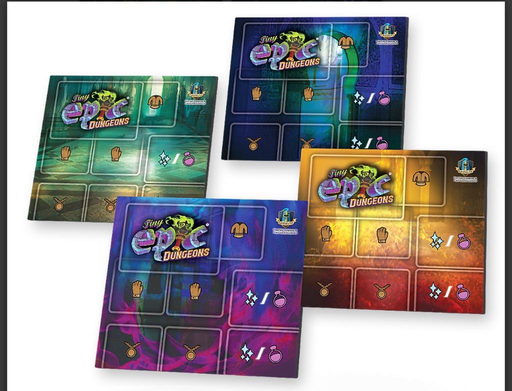 Tiny Epic Dungeons - 4 Pack Player Mats