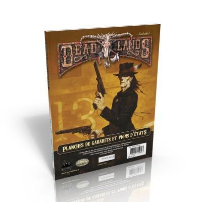 Deadlands Reloaded - Planches De Gabarits Et Pions D'états