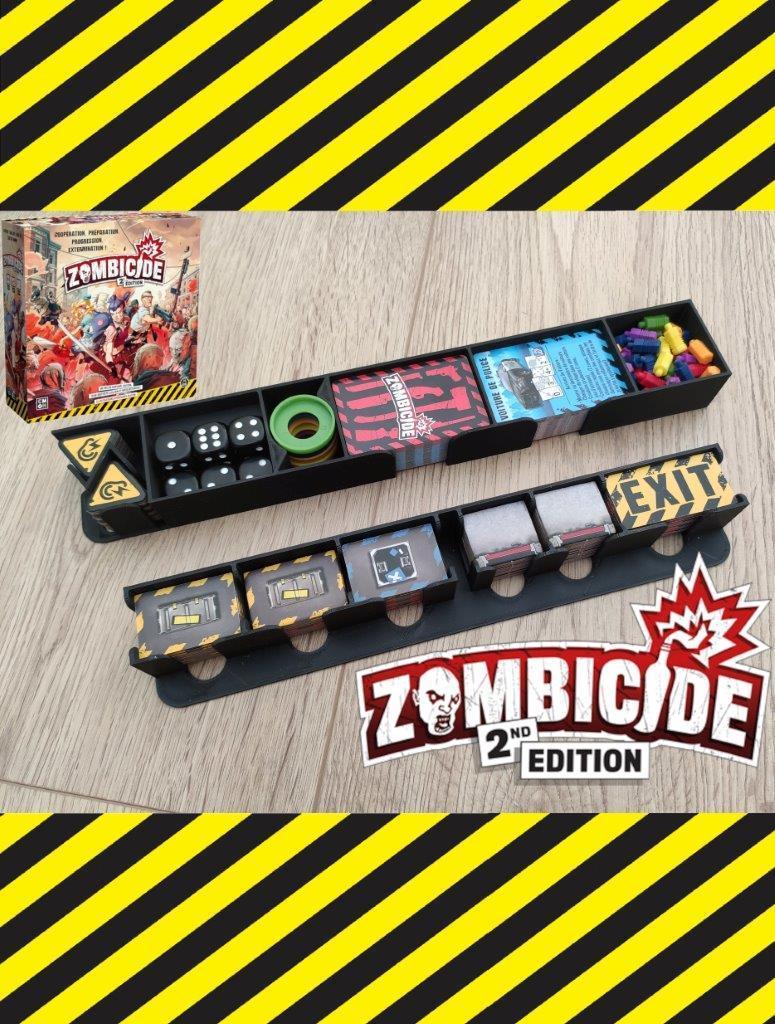 Zombicide 2nd Edition - Rangement Organiseur Core Box 3d