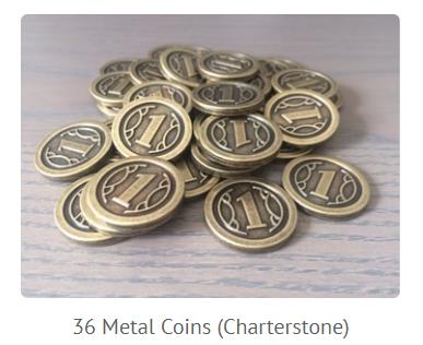 Charterstone - Metal Coins (pièces En Métal)