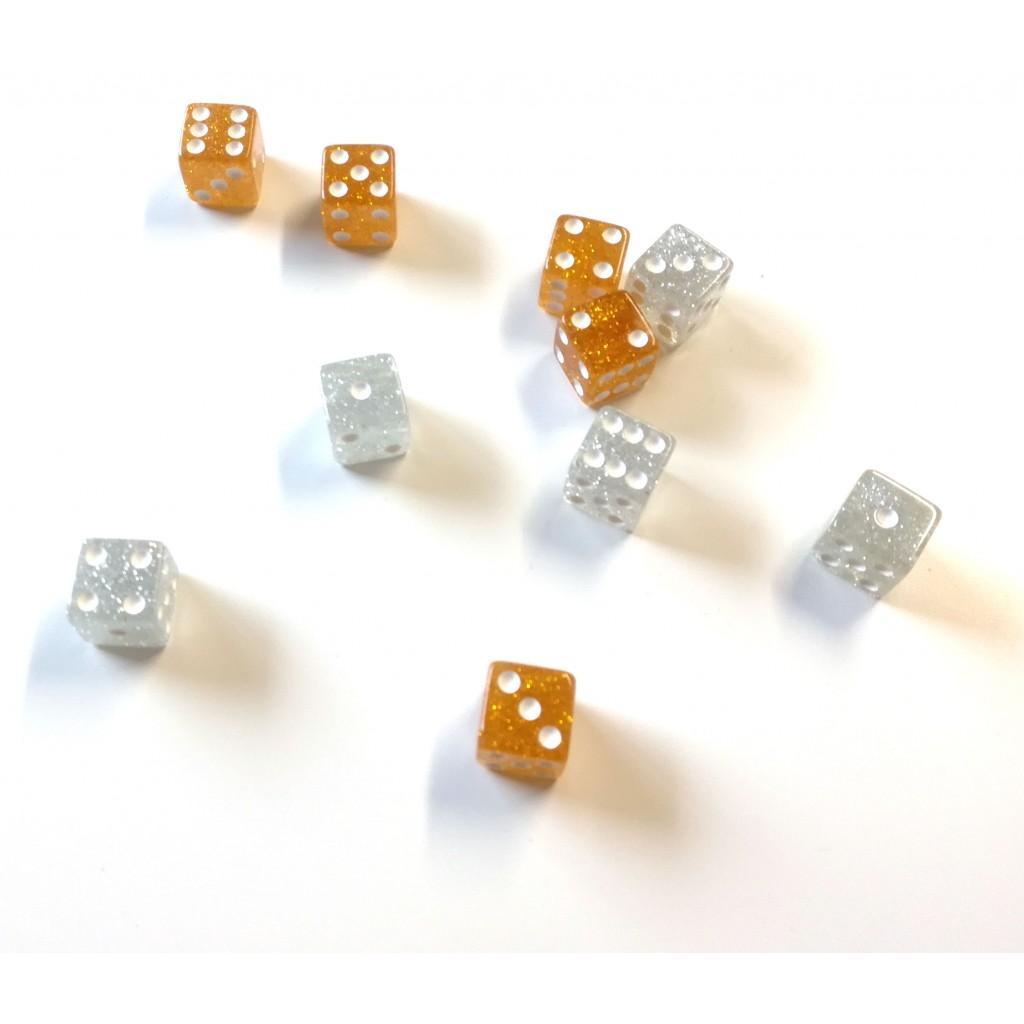 Tumblin Dice Medium - Dés Or Argent
