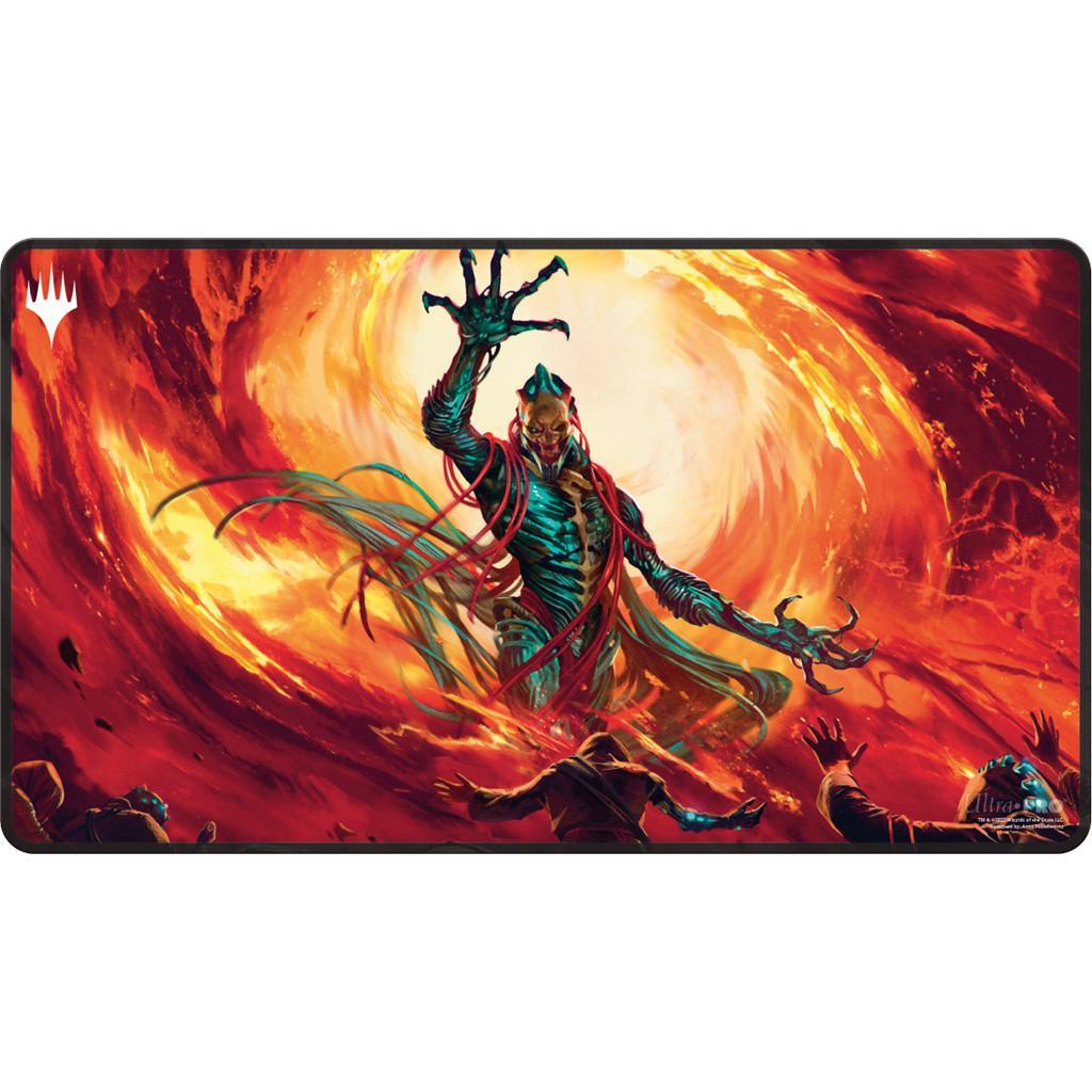 Magic The Gathering - Brother's War Black Stitched Playmat