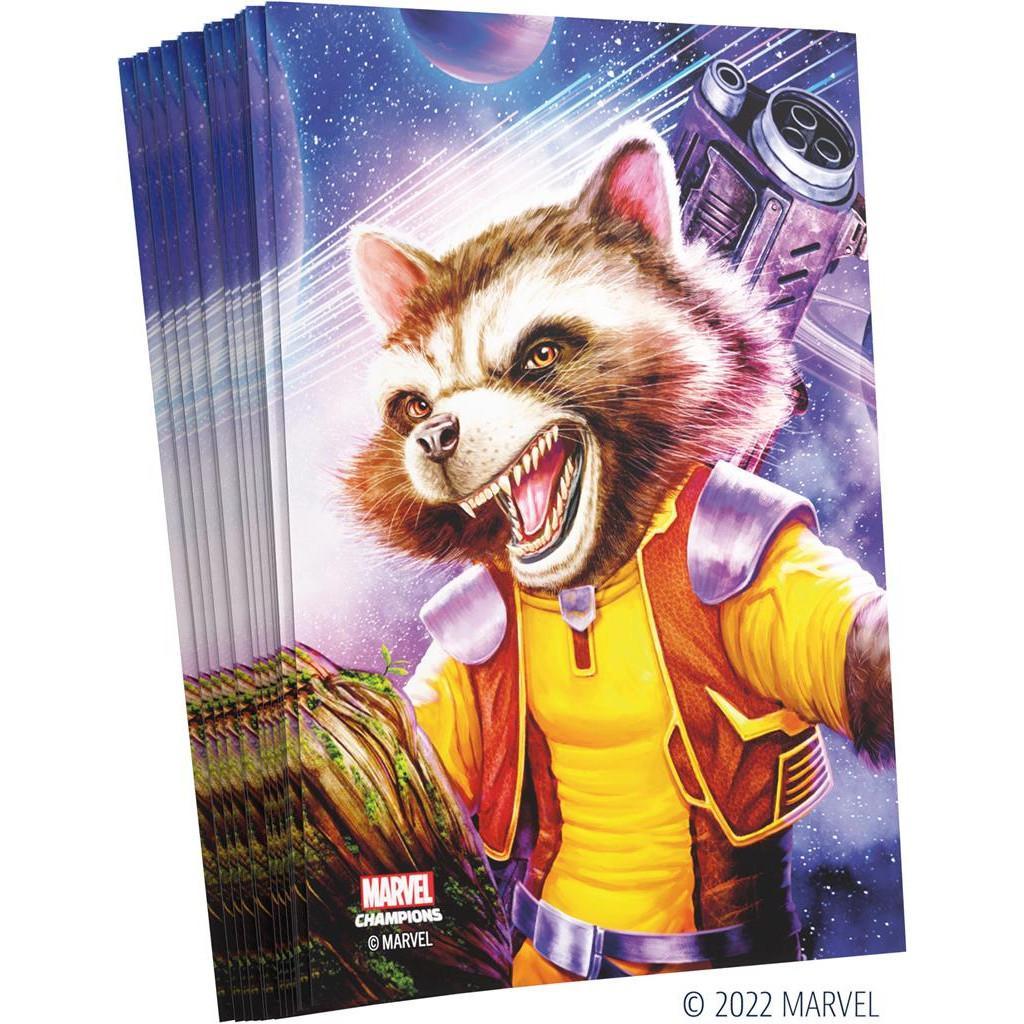 Marvel Champions Jce - Art Sleeves - Rocket Raccoon