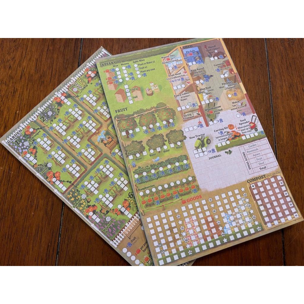 Three Sisters: A Backyard Farming Roll And Write Game! - Extra Pads