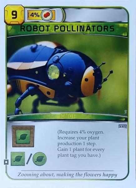 Terraforming Mars - Carte promo Robot Pollinators (#x45)