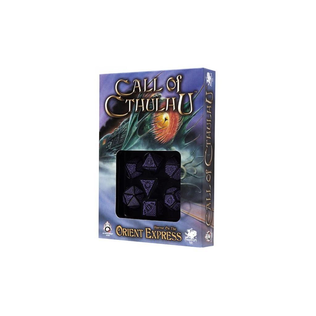 Call Of Cthulhu - 7th Edition - Set De 7 Dés - Noir / Violet