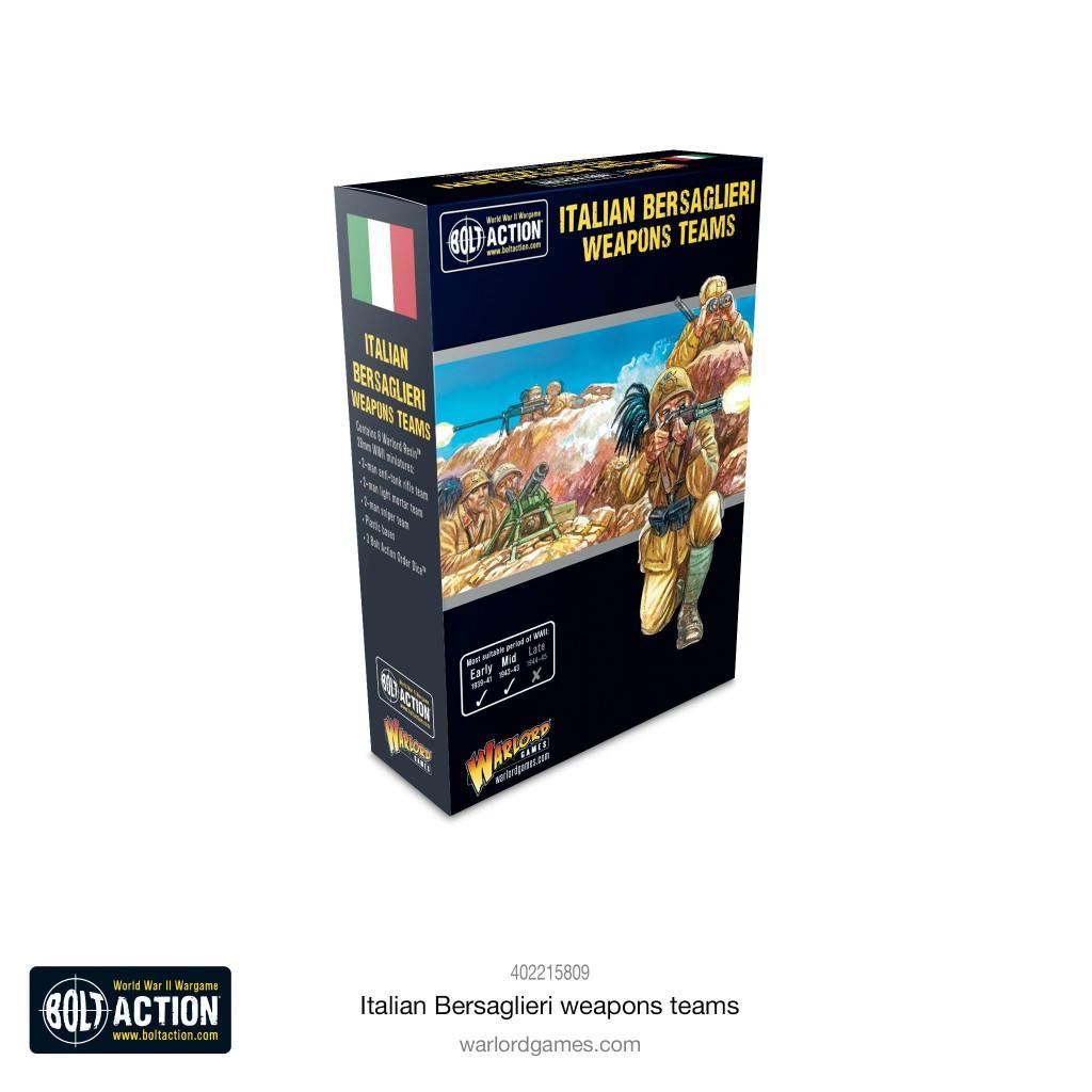 Bolt Action - Italian Bersaglieri Weapons Teams