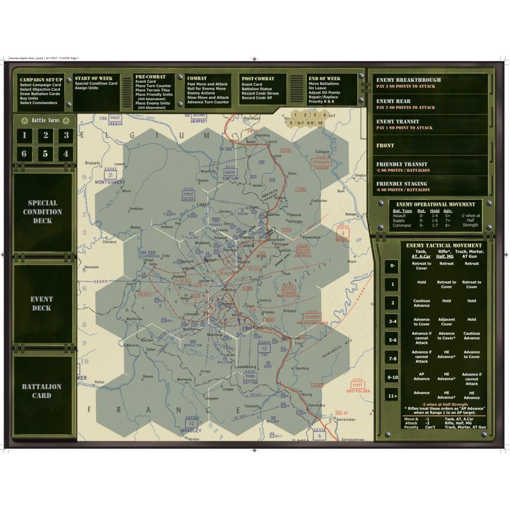 Sherman Leader - Neoprene Mat