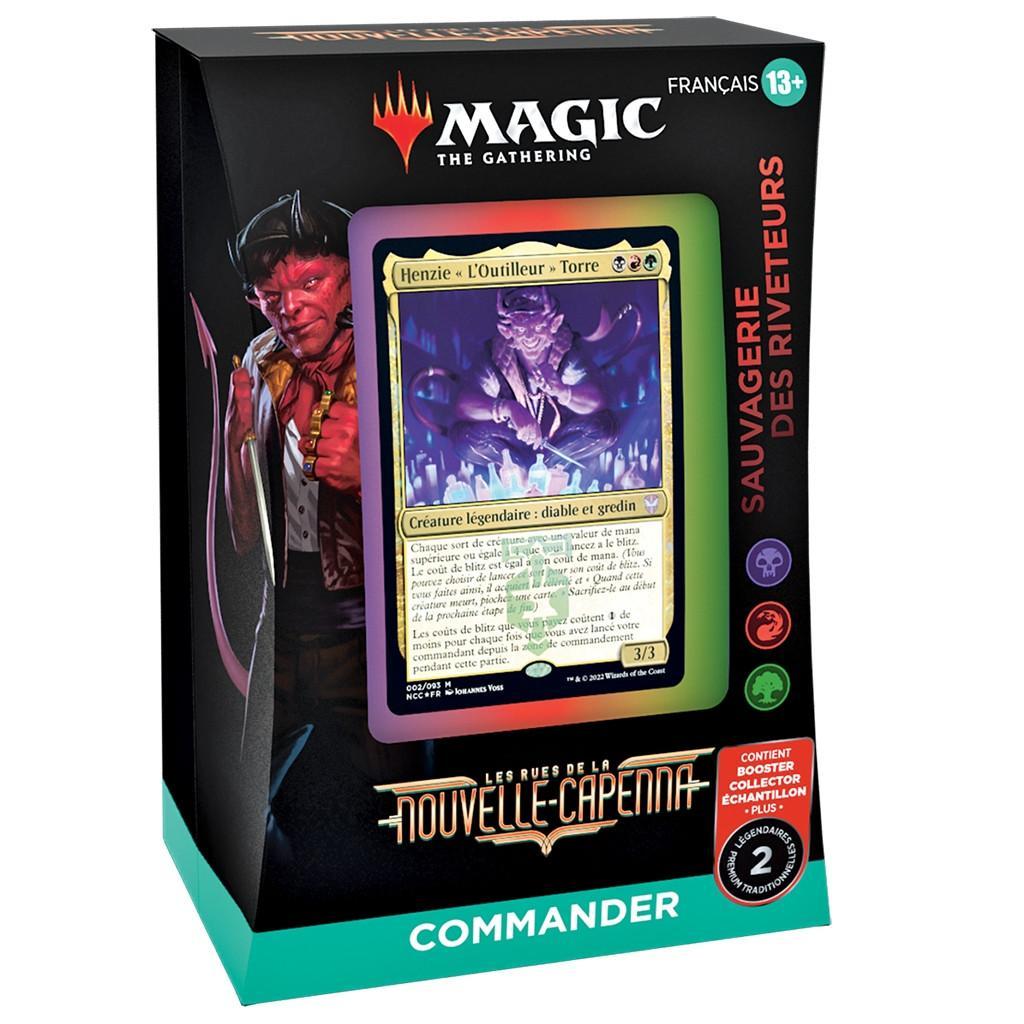 Magic The Gathering - Les Rues De La Nouvelle-capenna - Decks Commander Sauvagerie Des Riveteurs