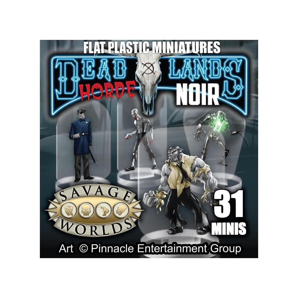 Deadlands Noir Action Decks - Flat Plastic Miniatures: Deadlands Noir Horde
