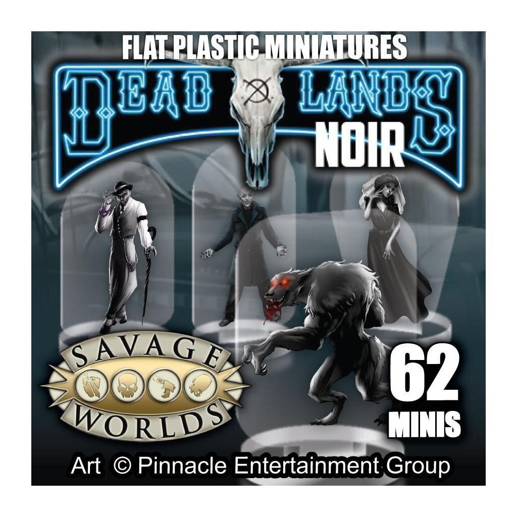 Deadlands Noir Action Decks - Flat Plastic Miniatures: Deadlands Noir