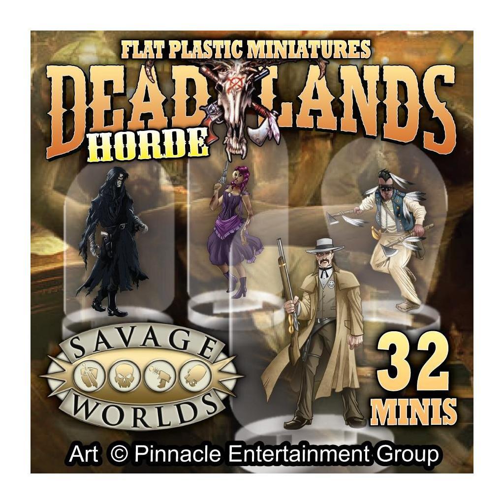 Deadlands Noir Action Decks - Flat Plastic Miniatures: Deadlands Horde