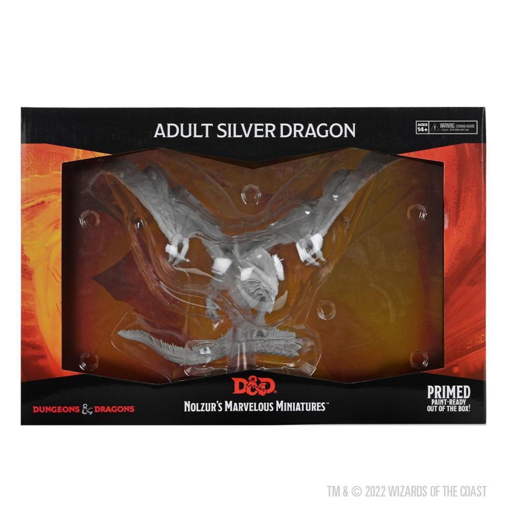 Dungeons & Dragons - 5th Edition - Nolzur's Marvelous Miniatures - Adult Silver Dragon