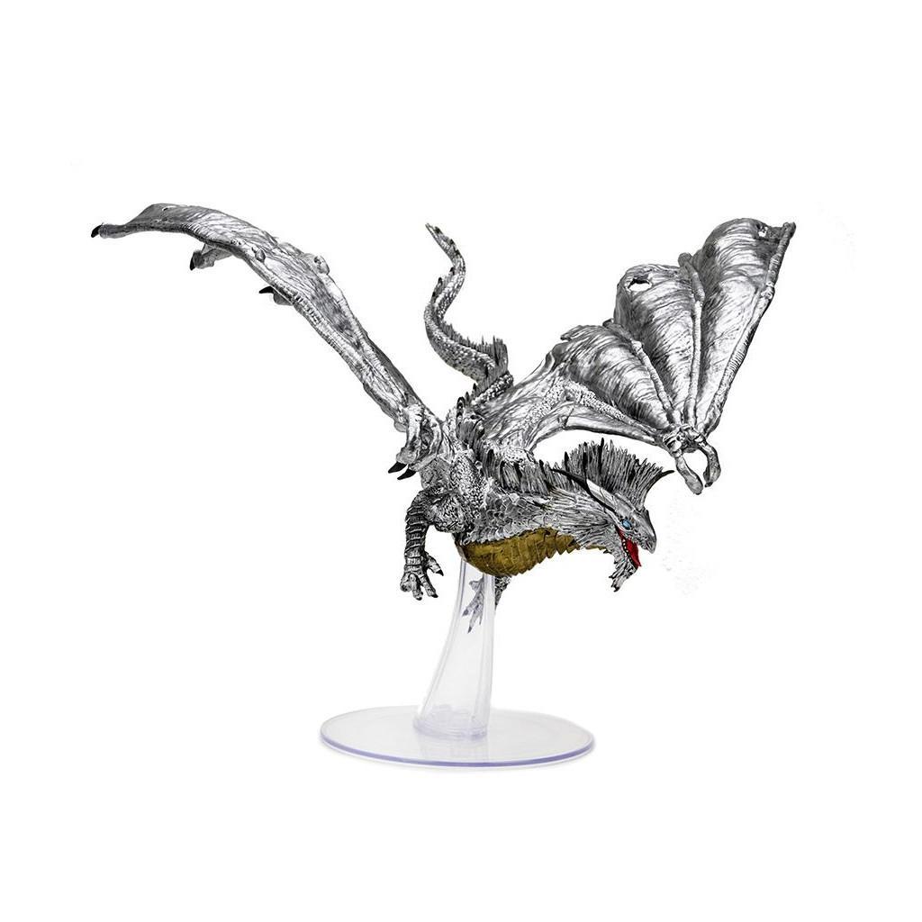 Dungeons & Dragons - 5th Edition - Icons Of The Realms Premium Figures - Adult Silver Dragon