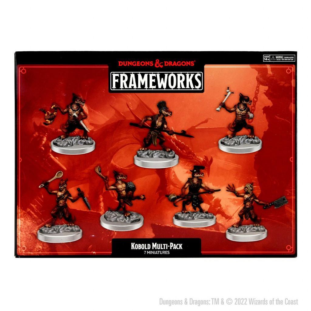 Dungeons & Dragons - 5th Edition - Frameworks Unpainted Miniatures - Kobold Multi Pack