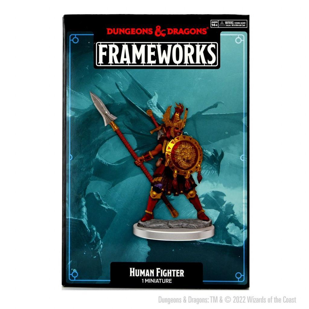 Dungeons & Dragons - 5th Edition - Frameworks Unpainted Miniatures - Human Fighter Female