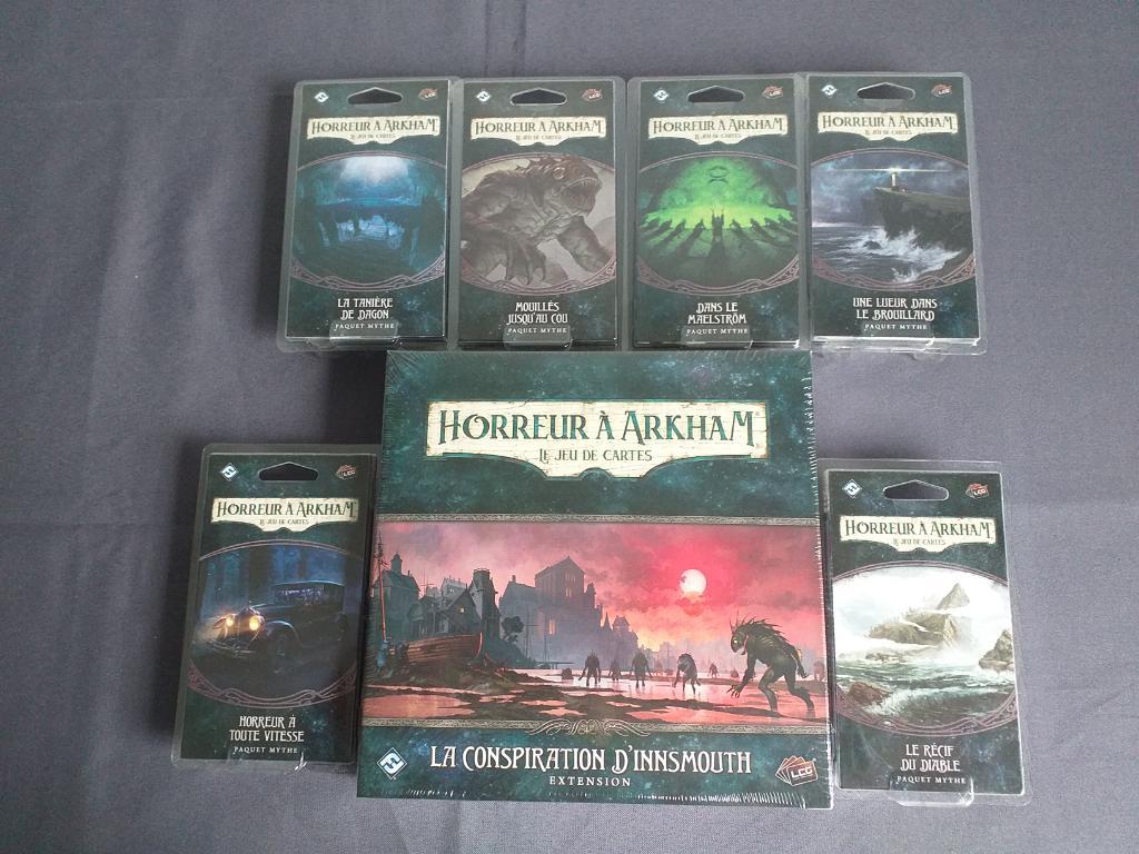 Horreur à Arkham - Le Jeu De Cartes - Cycle Complet La Conspiration D'innsmouth