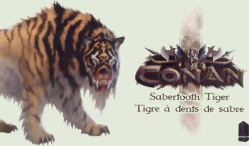 Conan (monolith) - Tigre À Dents De Sabre