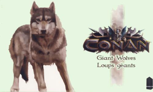 Conan (monolith) - Loups Géants