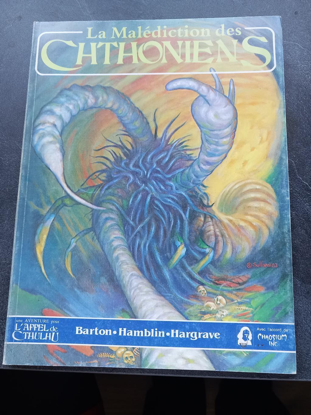 L'appel De Cthulhu - Jeu De Rôle - 2ème édition - La Malédiction Des Chthoniens