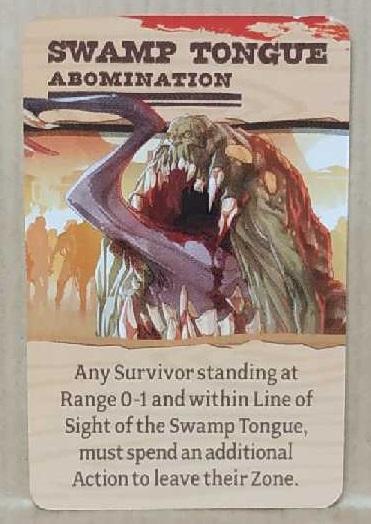 Zombicide : Undead Or Alive - Abomination Swamp Tongue