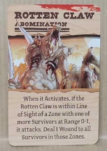 Zombicide : Undead Or Alive - Abomination Rotten Claw